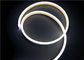 Golden Yellow Color Silicone LED Flexible Neon Strip Lights For Shopping Mall / KTV